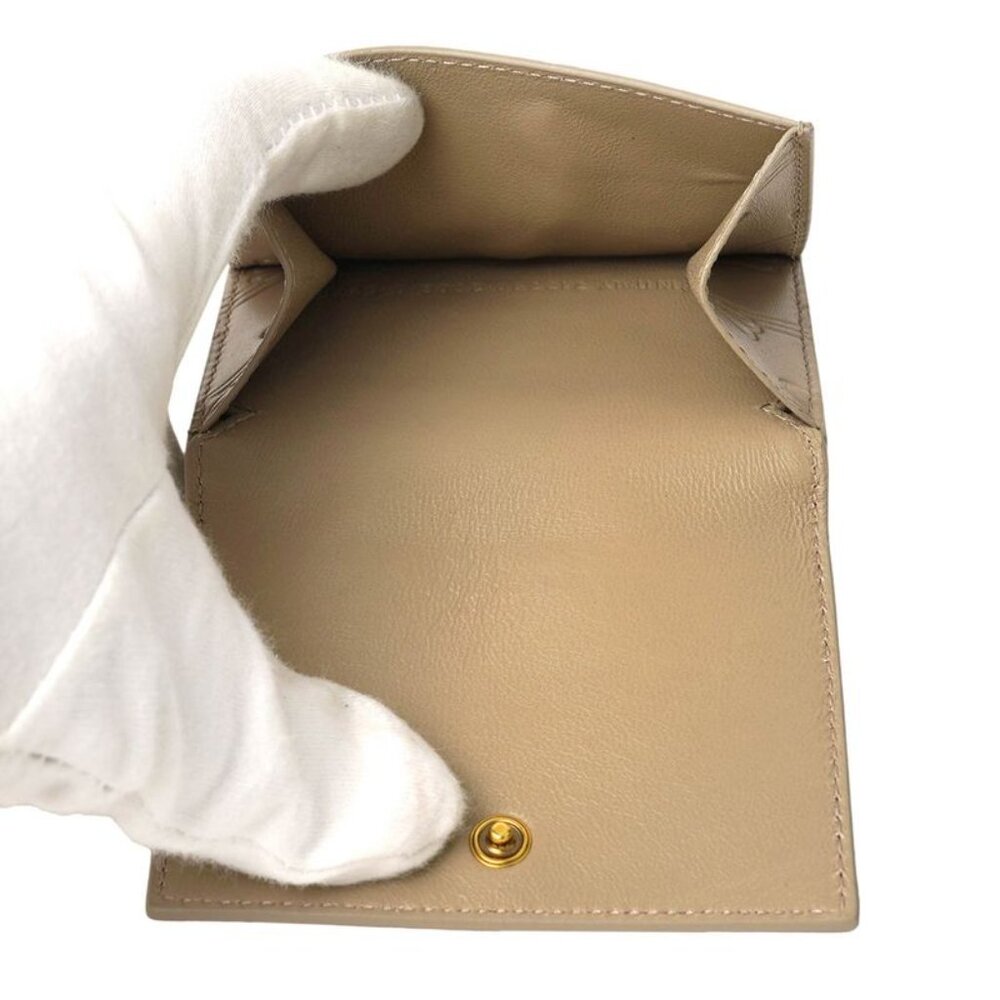 Balenciaga Tri-Fold Wallet in Signature Taupe - Picture 7 of 9